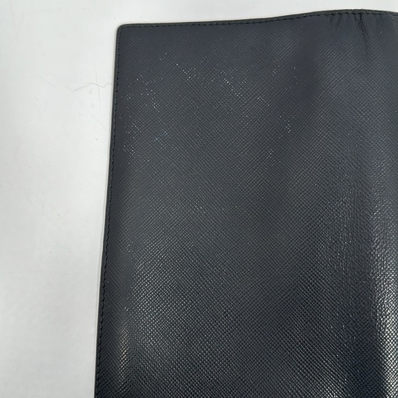 Authentic PRADA Men's Saffiano Leather Bi-Fold Long Wallet- Black - Picture 6 of 15